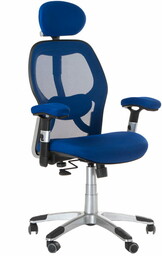 Fotel ergonomiczny CorpoComfort BX-4144 Niebieski