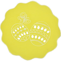 Bellanda Podkładki stołowe, poliester, żółty, 30