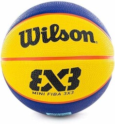 Wilson Uniseks Wtb1733Xb WTB1733XB Piłka, Niebieski/Żółty, 15,24 x