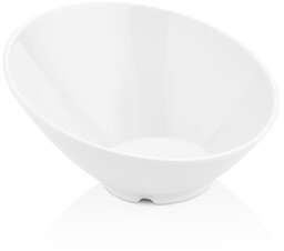 Fine Dine Miska skośna z melaminy, biała, 262x(h)138