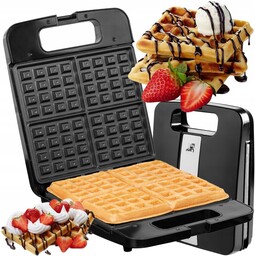 Gofrownica 4 Chrupiące Duże Gofry Duża Mocna 1400W