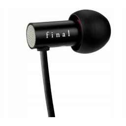 Słuchawki dokanałowe Final Audio E2000C z mikrofonem Czarny