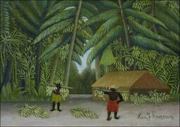 Banana Harvest, Henri Rousseau - plakat Wymiar