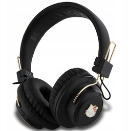 Hello Kitty słuchawki nauszne Bluetooth HKBH9KHLMK czarne Metal