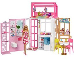 Barbie Domek Dla Lalek Kompaktowy Domek Rozkładany Lalka