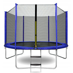 Trampolina ogrodowa 250cm niebieska siatka zabezpieczająca Sport Top