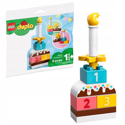 Oryginalne Lego 30330 Duplo Tort urodzinowy Pierwsze Klocki