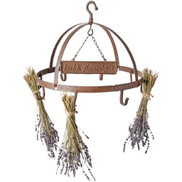 Wisząca suszarka z haczykami do kwiatów