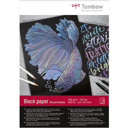 Tombow Black Paper, blok rysunkowy, DIN A5, 15