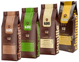 Sati Zestaw kaw mielonych Czekolada, Wanilia, Irish Cream,