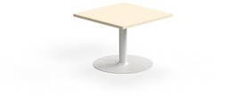 Stolik kawowy VERTICUS, 700x700x500 mm, brzoza/biały