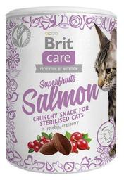 BRIT CARE cat SNACK SUPERFRUITS SALMON - 100g