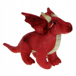 Baśniowe ZOO: Maskotka pluszowy Smok czerwony 28cm (49118)