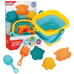 WOOPIE BABY Zestaw Wiaderko Składane z Grabkami Łopatką