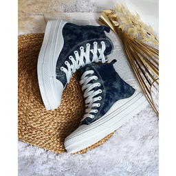Royalfashion Damskie trampki a''la jeansowe Tricket-38