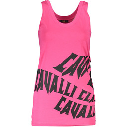 CAVALLI CLASS DAMSKI RÓŻOWY TANK TOP