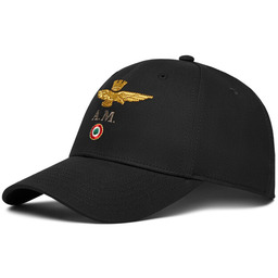 Czapka z daszkiem Aeronautica Militare 261HA1100UCT02848 Czarny