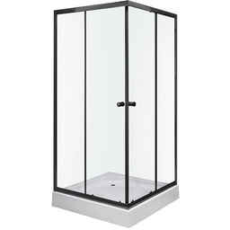 Kabina prysznicowa z brodzikiem 90x90 Olga SQ Black