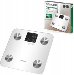 Waga Łazienkowa Fitness Sencor Sbs 6025WH LCD