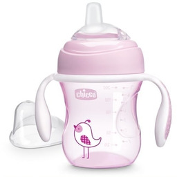 Chicco 069972 PIERWSZY KUBEK TRENINGOWY 4M + DZIEWCZYNKA