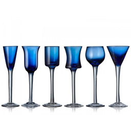 Lyngby Glass AQUAVIT Kieliszki do Wódki, Likierów, Nalewek