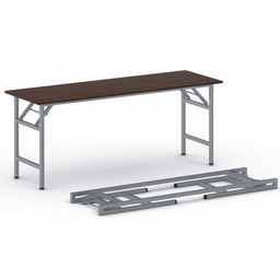 Stół konferencyjny FAST READY, 170x50 cm, szaro-srebrna podstawa,