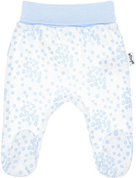 Niemowlęce dziewczęce półśpiochy w kwiatki Nicol,r.62