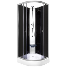 Kabina prysznicowa zabudowa czterościenna z siedziskiem 90x90 Evora