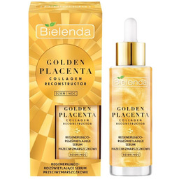 BIELENDA Golden Placenta Collagen Reconstructor regenerująco-rozświetlające serum przeciwzmarszczkowe