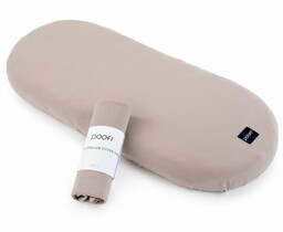 Poofi Prześcieradło do wózka organic 35x75 Czekolada