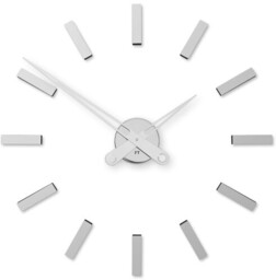 Future Time FT9600SI Modular chrome Designerski zegar naklejany,