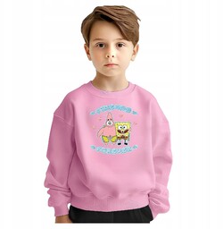 Bluza Dziecięca Młodzieżowa Spongebob Kanciastoporty 104