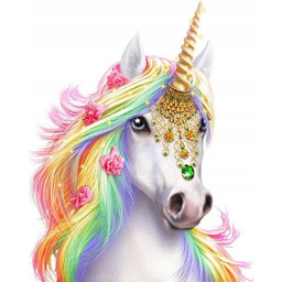 PUZZLE Jednorożec Unicorn Ozdoba Bajka A3 252 el