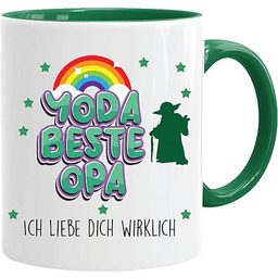 Filiżanka z sentencją, Yoda najlepszy dziadek. Ich liebe