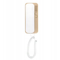 Unifon Domofon Cyfral Smart 2-ŻYŁOWY Analogowy Biało-beżowy