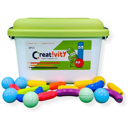 Magnetyczne pałeczki i kulki 88 el. – CreatiViti