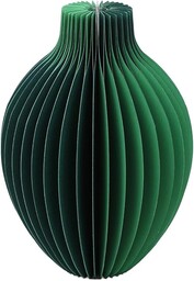 Talking Tables Zielony papierowy wazon o strukturze plastra