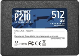 Patriot Dysk SSD 512GB P210 520/430 MB/s SATA