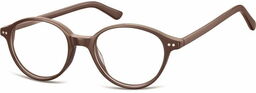 Sunoptic Ciemnobrazowe Okulary oprawki okragle CP147C