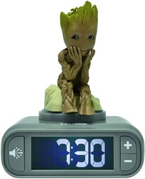 Groot Strażnicy Galaktyki cyfrowy budzik z lampką nocną