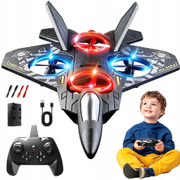 Dron Myśliwiec Rc Led Pilot Samolot Zdalnie Sterowany