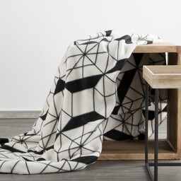 Koc polarowy w geometryczny wzór K141-A