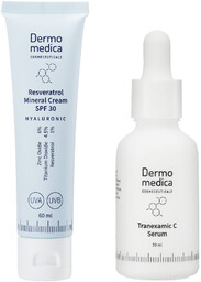 DERMOMEDICA Zestaw Tranexamic C Serum 30ml + Resveratrol
