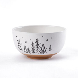 Decodoma Ceramiczna miska CHOINKI 14 cm