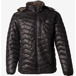 Kurtka Męska Puchowa Czarna Duże Rozmiary Czarny 4XL