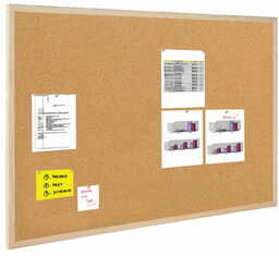 Tablica korkowa rama drewniana 80x100 BI-OFFICE /GMC160012010/