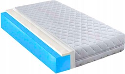 Materac 110x200 piankowy visco memory H1/H2 19cm termoelastyczna