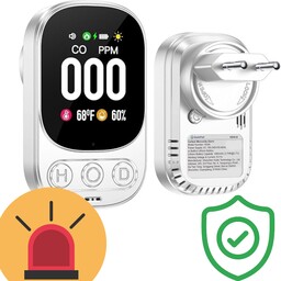 Czujnik tlenku węgla czadu Gedsffati Detektor Co Alarm