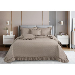 Spod Igły I Nitki Narzuta z falbanką 240x220