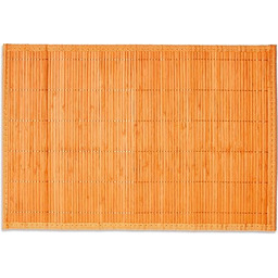 Excelsa Orientowane podkładki stołowe, bambus, pomarańczowe, 5 x
